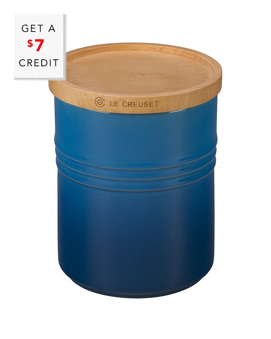 Le Creuset 2.5qt Canister & Wood Lid With $6 Credit