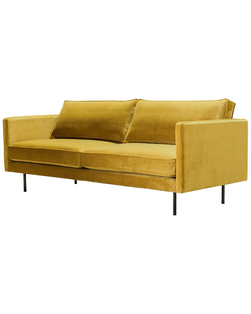 Moe's Home Collection Raphael Sofa In Yellow