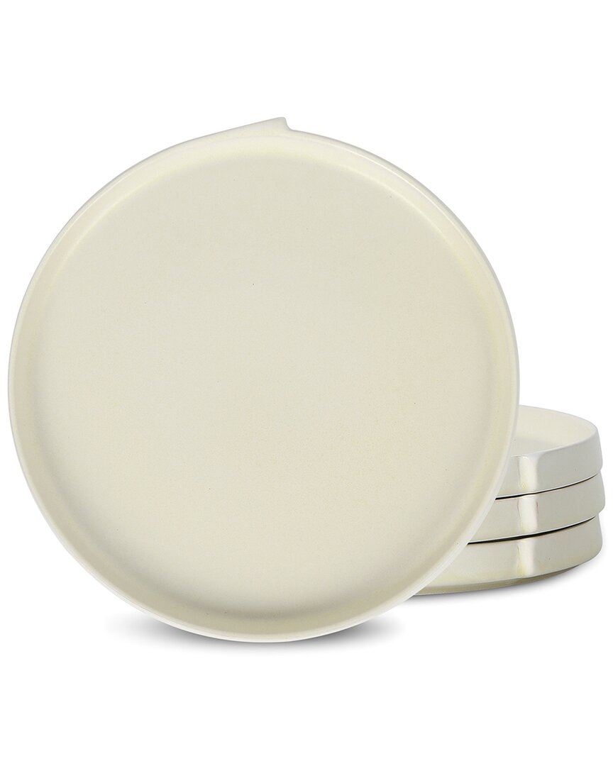 Stone Lain Bao 4pc Dinner Plate Set In Beige