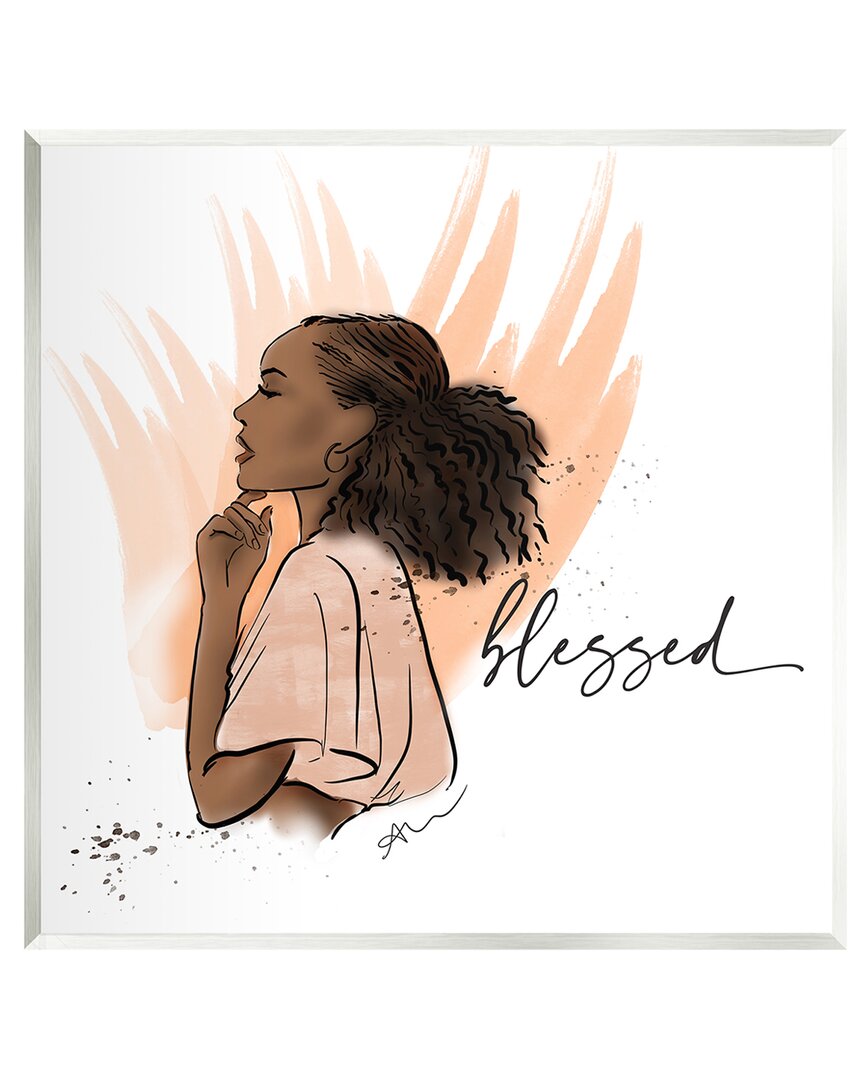 Stupell Blessed Woman Portrait Wall Plaque Wall Art By Alison Petrie