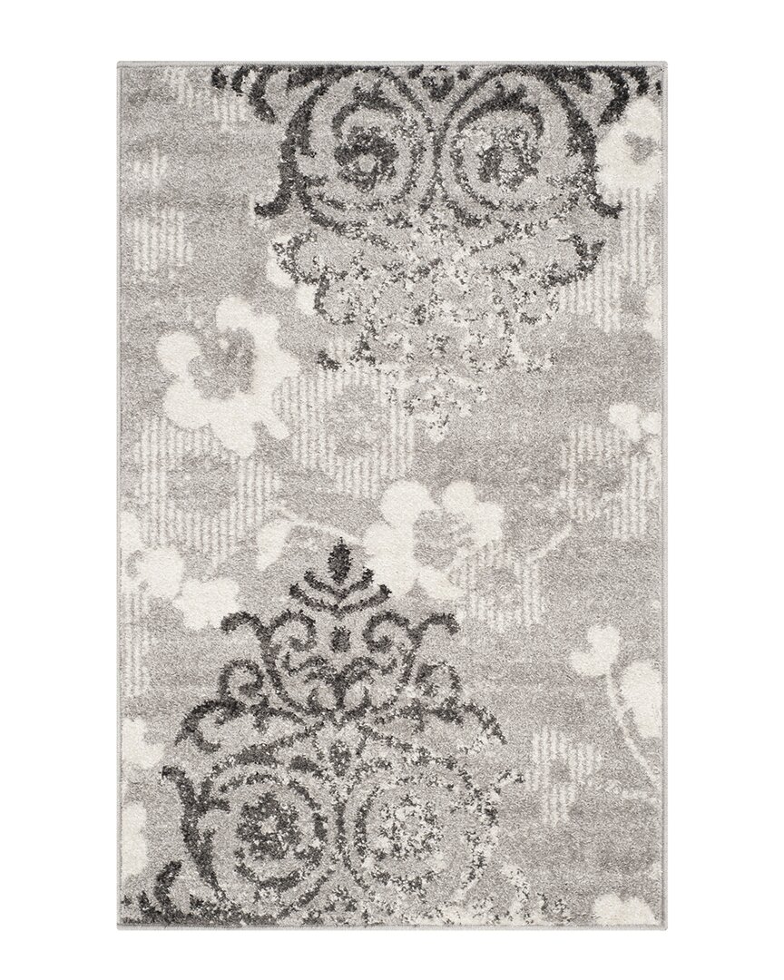 Safavieh Adirondack Grayshale Power Loomed Rug Silver / Ivo In Gray
