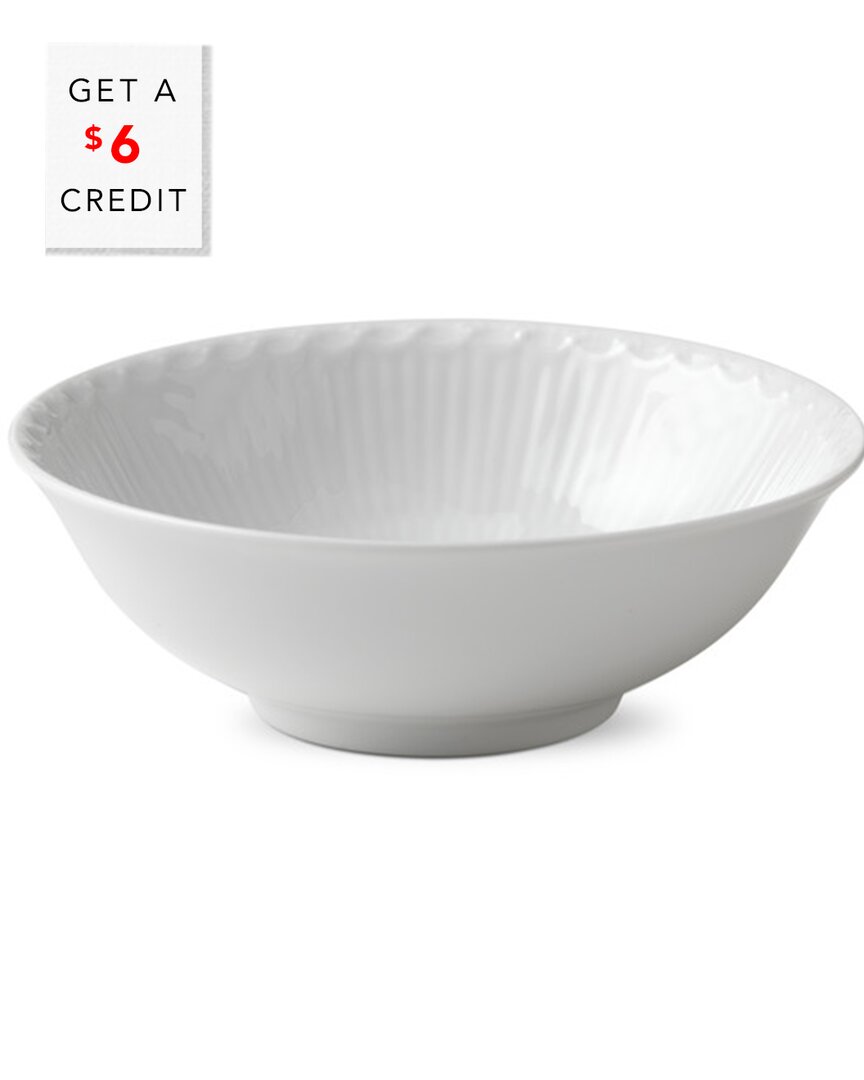 Royal Copenhagen Fluted Half Lace Cereal Bowl With $6 Credit