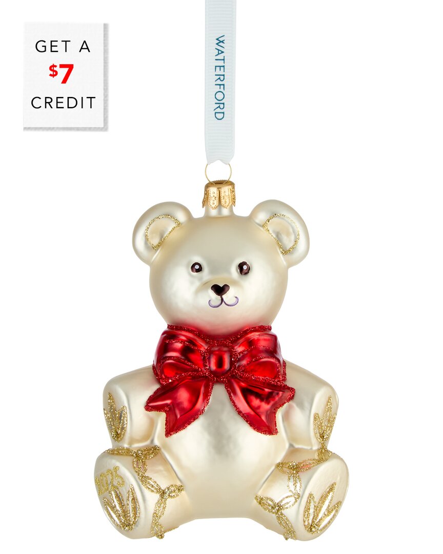 Waterford Holiday Heirlooms First Teddy 2025 With $7 Credit