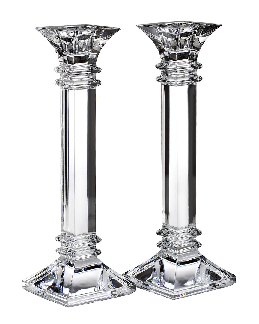 Marquis By Waterford Treviso Set Of 2 Candlesticks