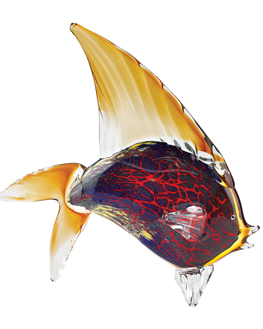 Badash Crystal Firestorm Murano Style Art Glass