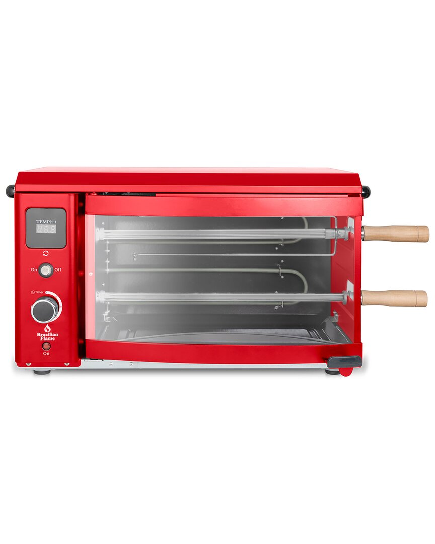 Brazilian Flame Electric Rotisserie 2-skewer Brazilian Grill