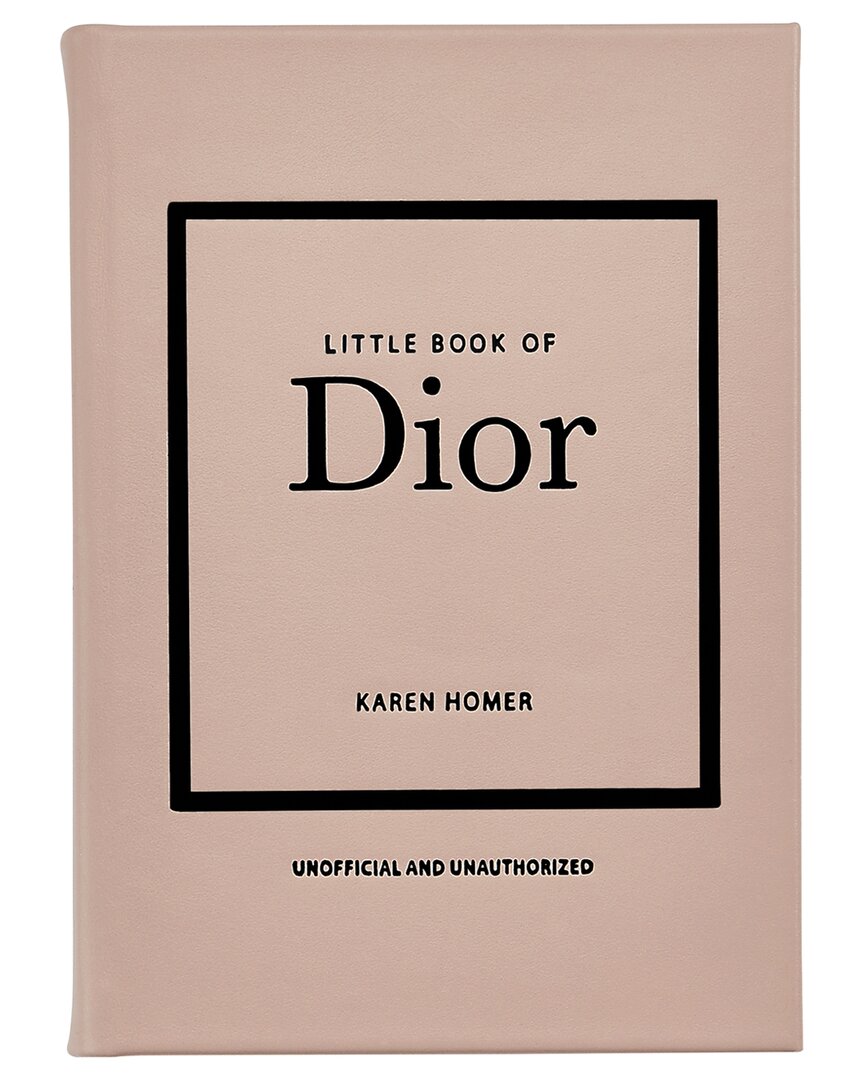 Graphic Image Little Book Of Dior Leather Hardcover Book