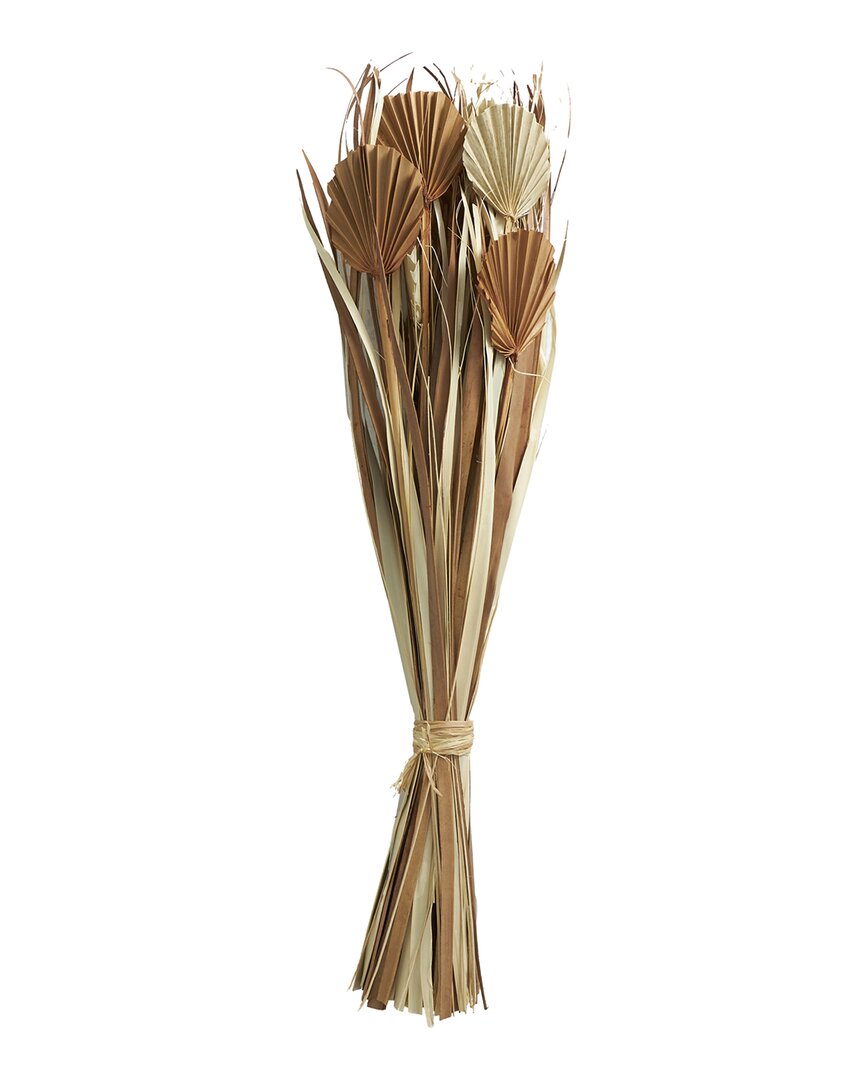 Peyton Lane Grass Brown Dried Plant Handmade Tall Bouquet Natural Foliage In Brown