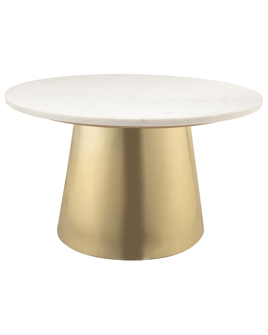 Tov Furniture Bleeker Coffee Table In Gold