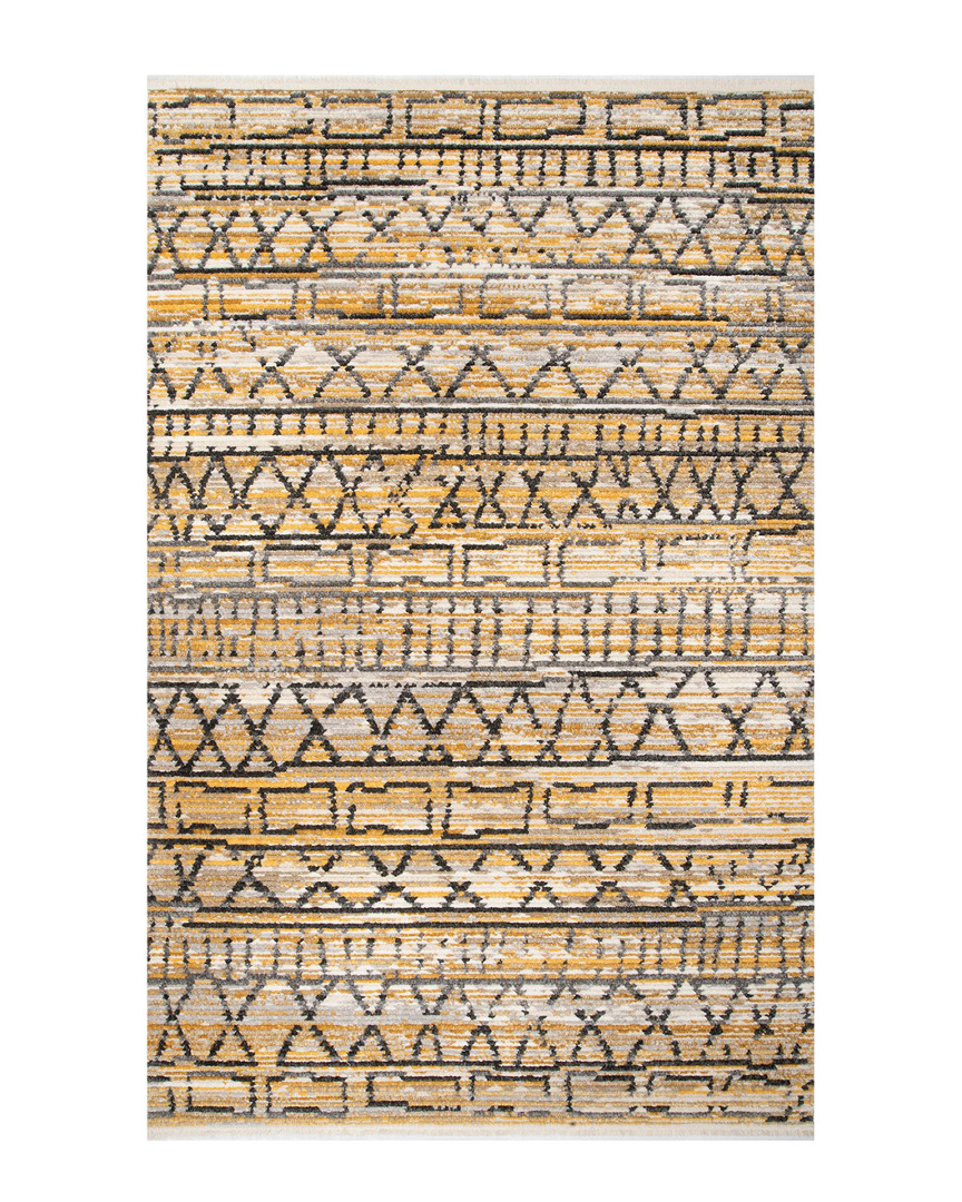 Nuloom Maisie Banded Tribal Rug In Beige