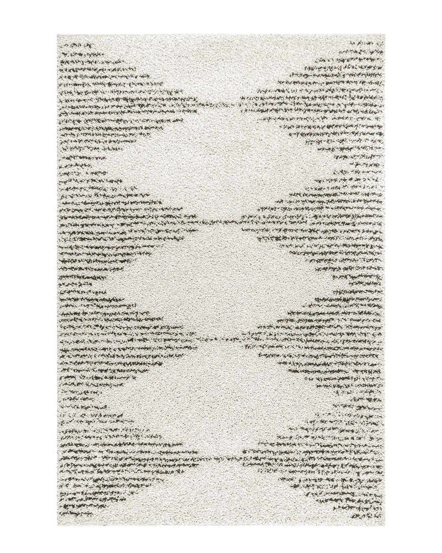 Nuloom Scarlette Shattered Diamonds Rug In White