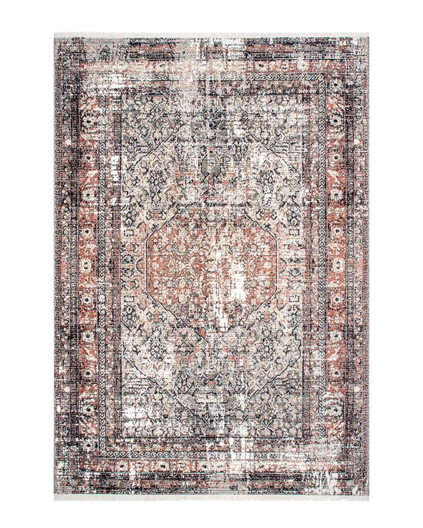 Nuloom Iza Vintage Distressed Fringe Rug