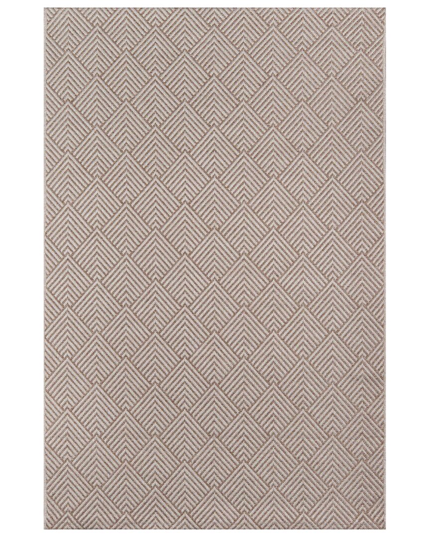 Ecarpet Como Contemporary Area Rug In Gray