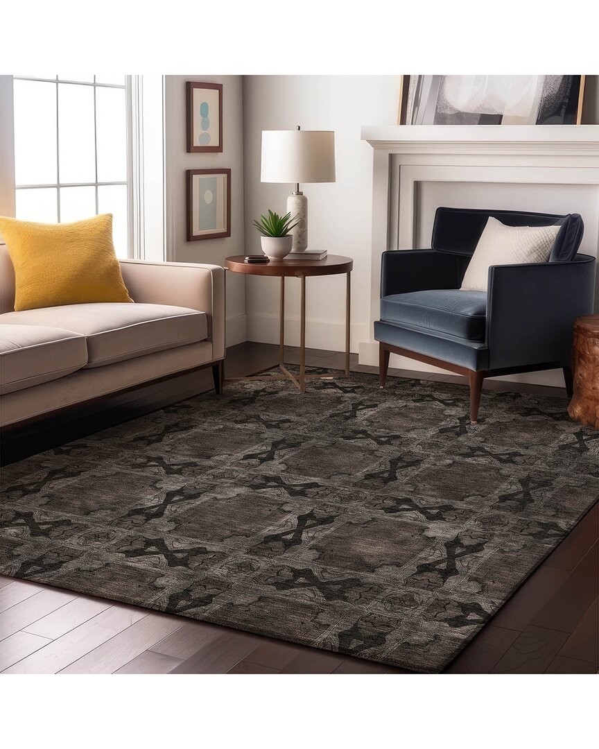 Addison Rugs Premium Washable Area Rug In Gray