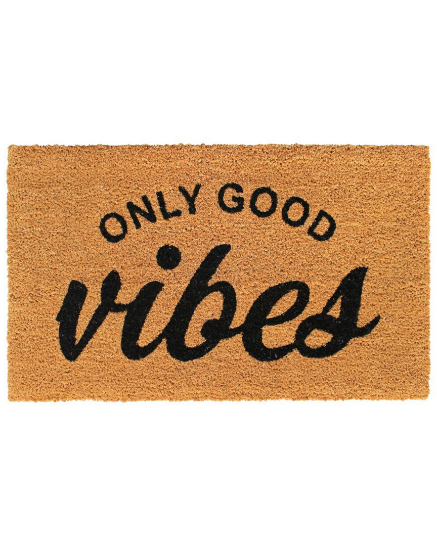 Rug Smith Natural Only Good Vibes Doormat