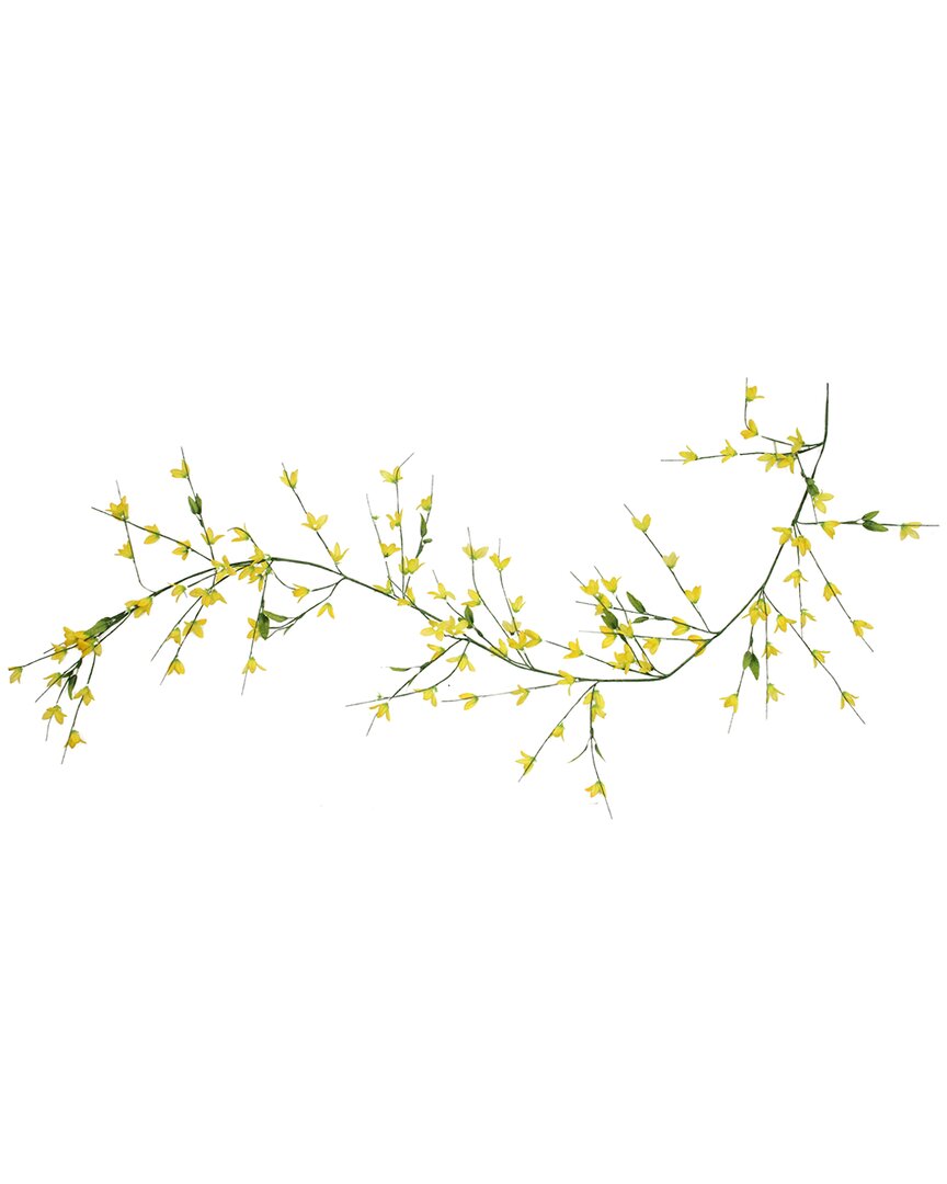 Northlight 5ft Artificial Spring Floral Garland In Green