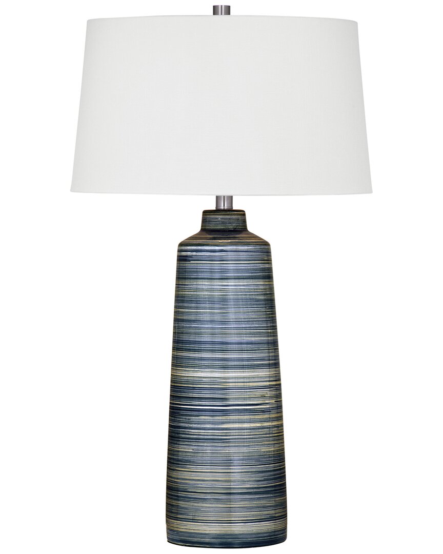Bassett Mirror Creedence Table Lamp In Blue