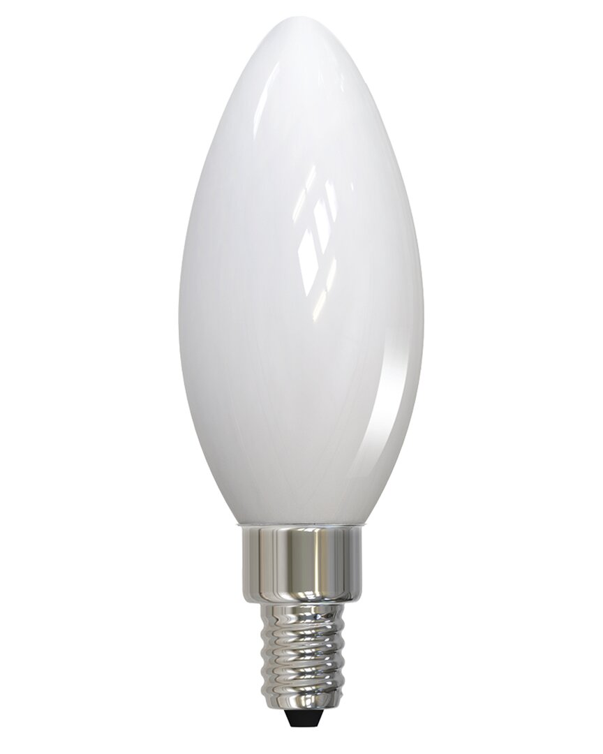 Bulbrite Pack Of 4-4.5 Watt Dimmable Milky Filament B11 Candelabra (e12) Led Bulb