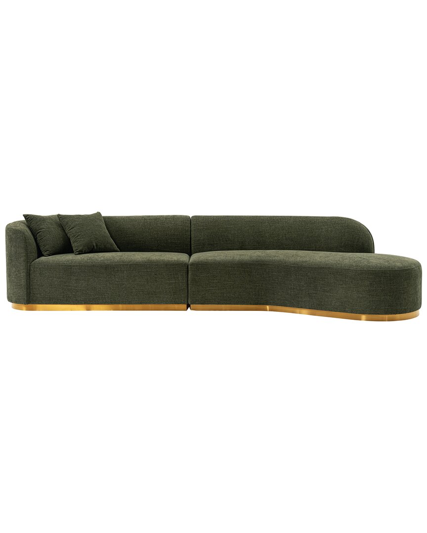 Manhattan Comfort Daria Sofa In Gray
