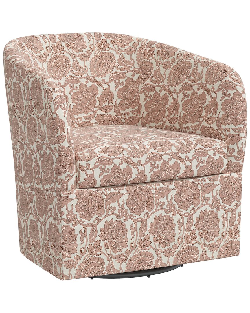 Skyline Furniture Swivel Chair In Pink