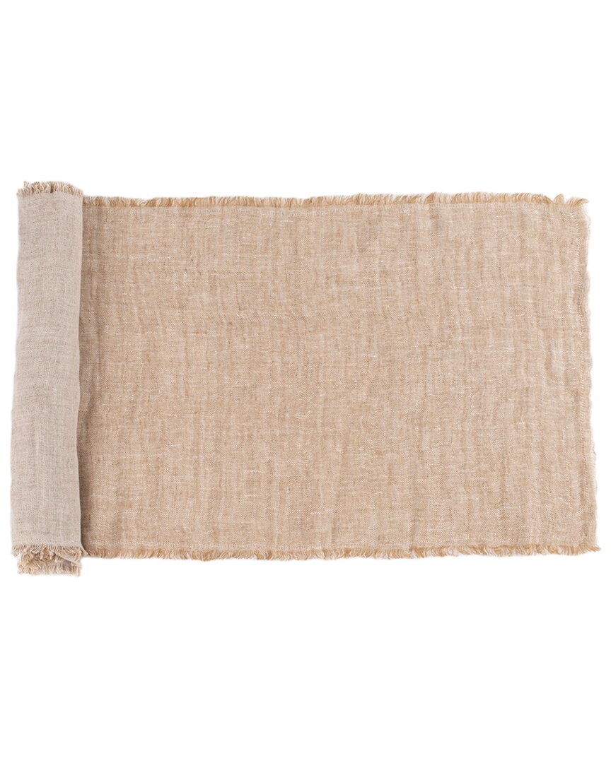 Amity Home Kent 108in Linen Table Runner