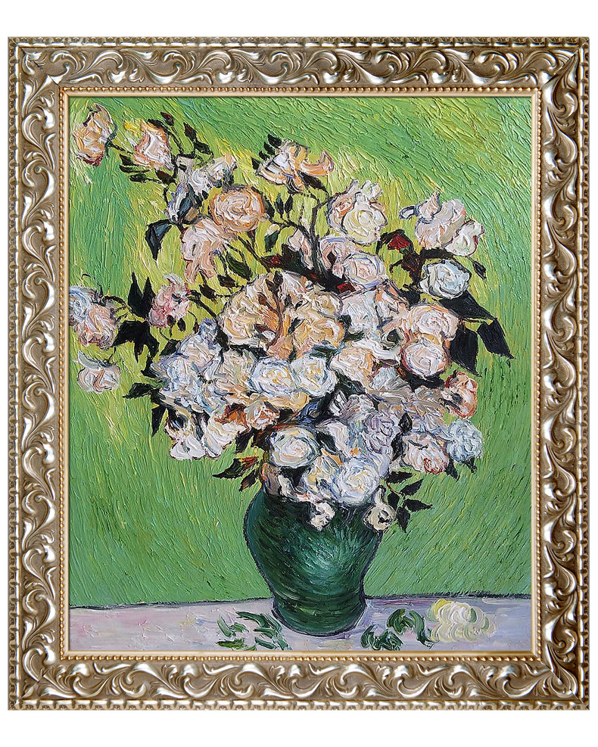Overstock Art Vase With Roses By Vincent Van Gogh