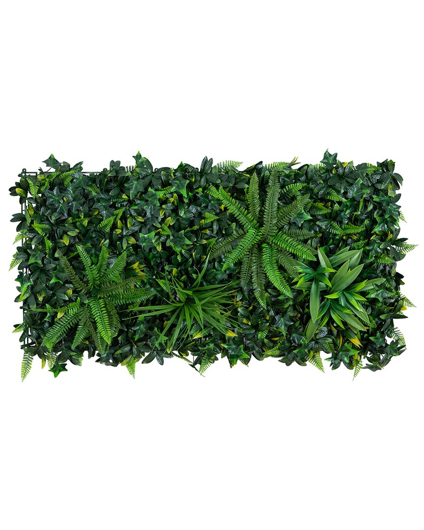 NEARLY NATURAL NEARLY NATURAL INDOOR/OUTDOOR UV-RESISTANT ANDEAN CLOUD FOREST ARTIFICIAL LIVING WALL PANEL 