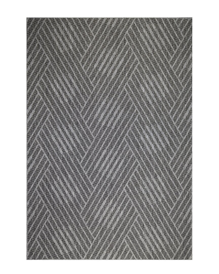 Ar Rugs Maryland Abbel Geometric Runner Rug In Gray