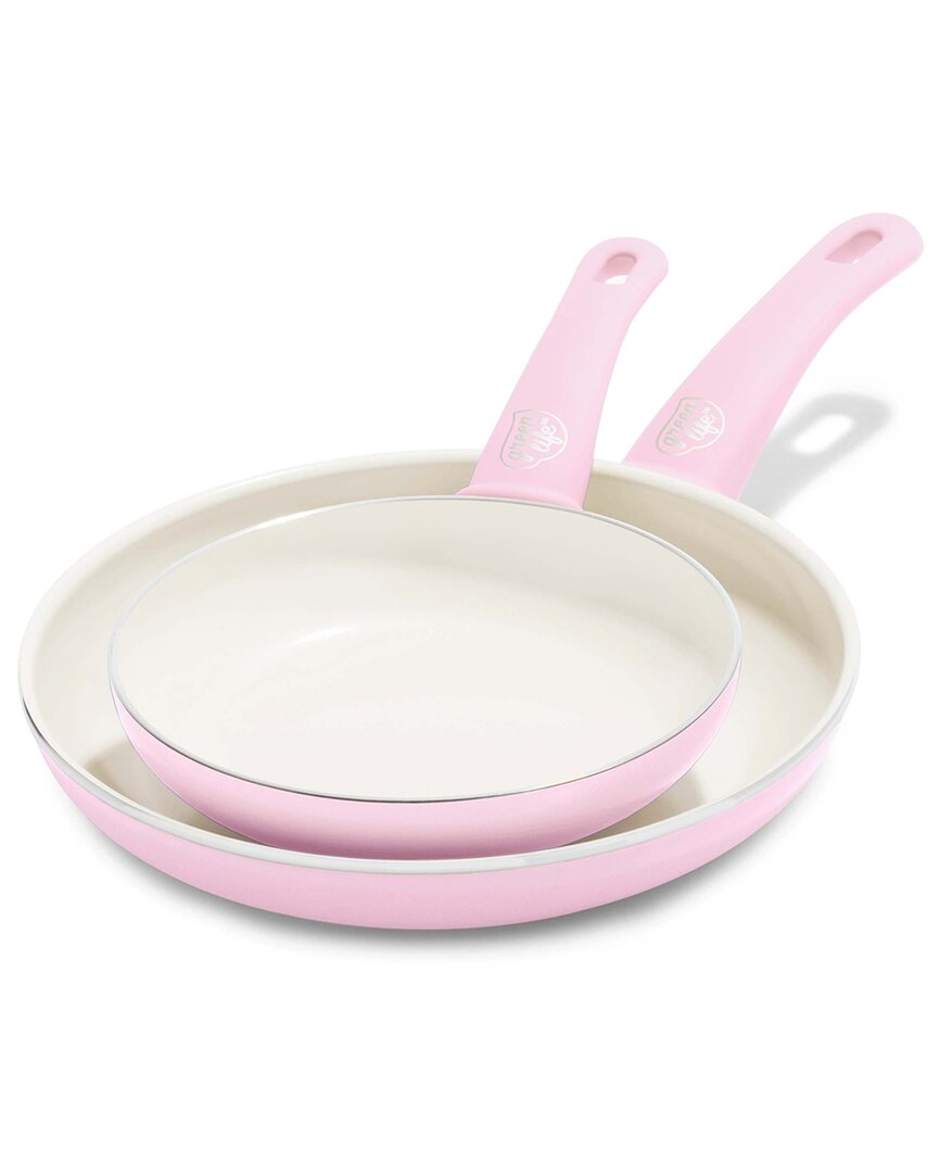 Greenlife Soft Grip Healthy Ceramic Nonstick 7in & 10in Frypan Set