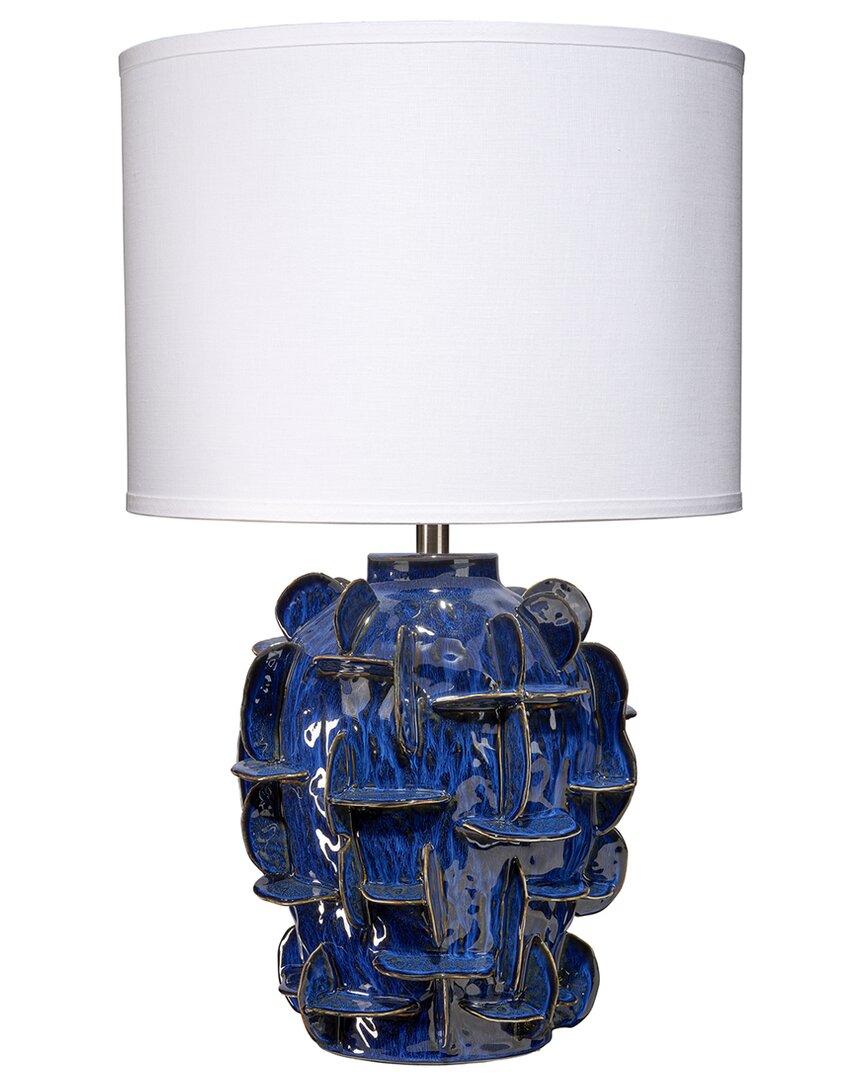 Jamie Young Helios Table Lamp In Blue