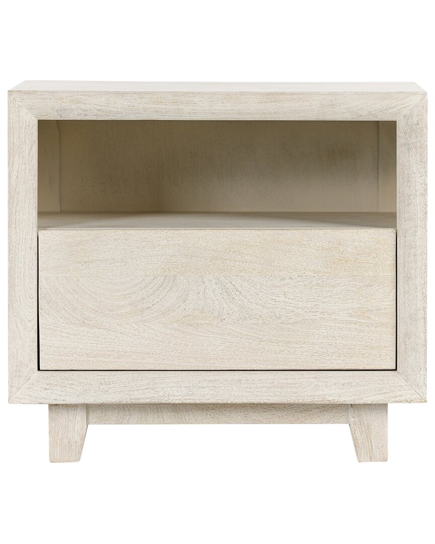 Classic Home Reece 1-drawer Modern Mango Wood Nightstand In Brown