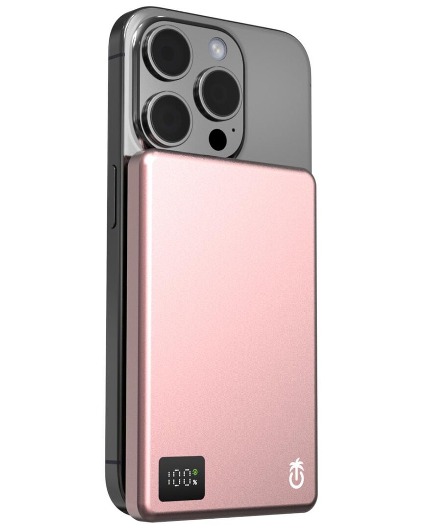 Phunkee Tree 3-in-1 Magnetic Wireless Power Bank In Gold