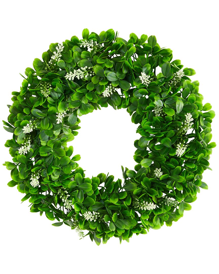 NEARLY NATURAL NEARLY NATURAL 13IN JASMINE ARTIFICIAL WREATH 