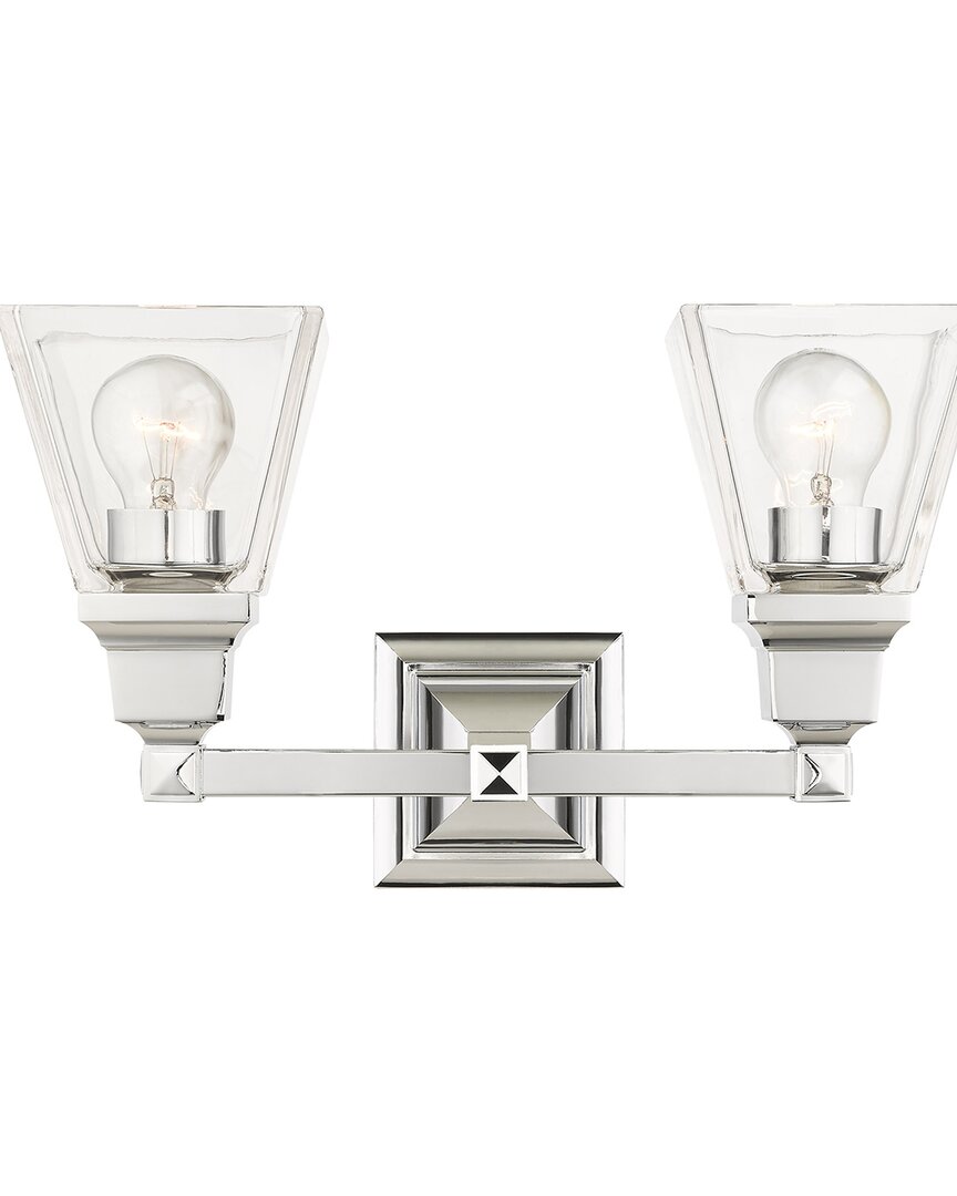 Livex Lighting 2-light Polished Chrome Vanity Sconce