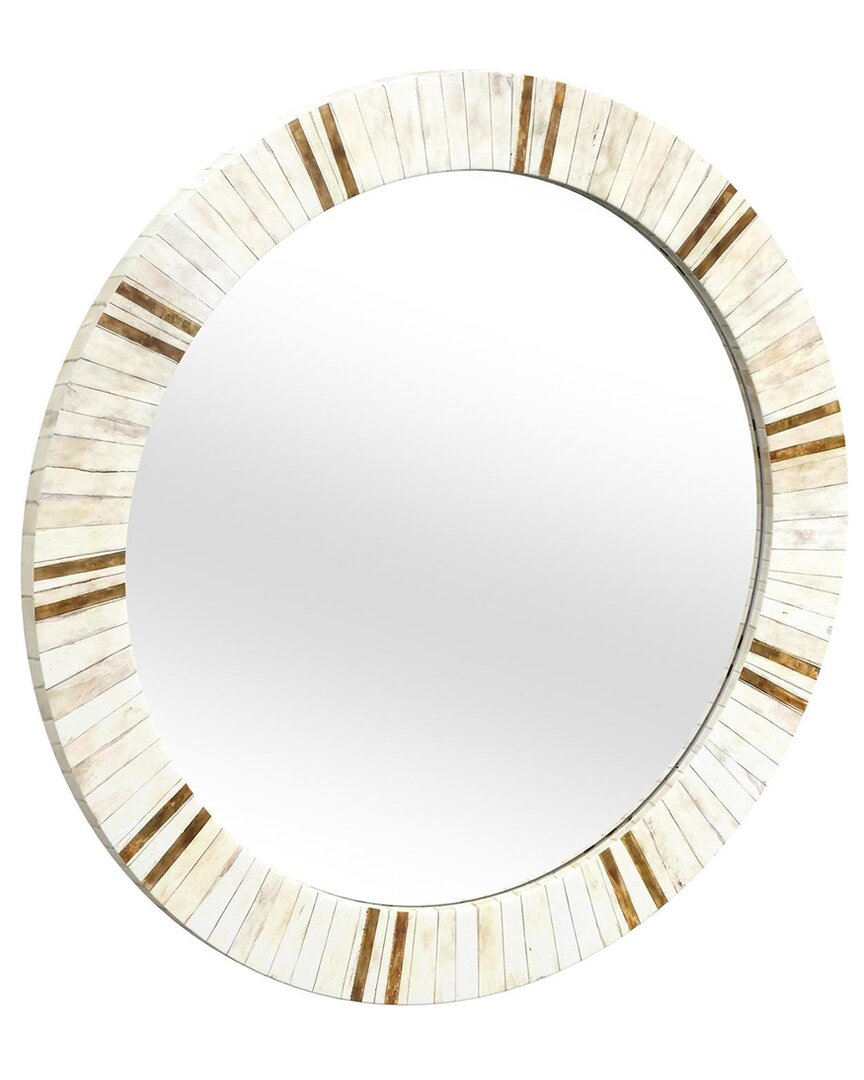 Bassett Mirror Clever Wall Mirror In White