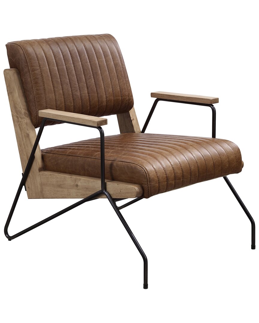Acme Furniture Accent Chair In Cocoa