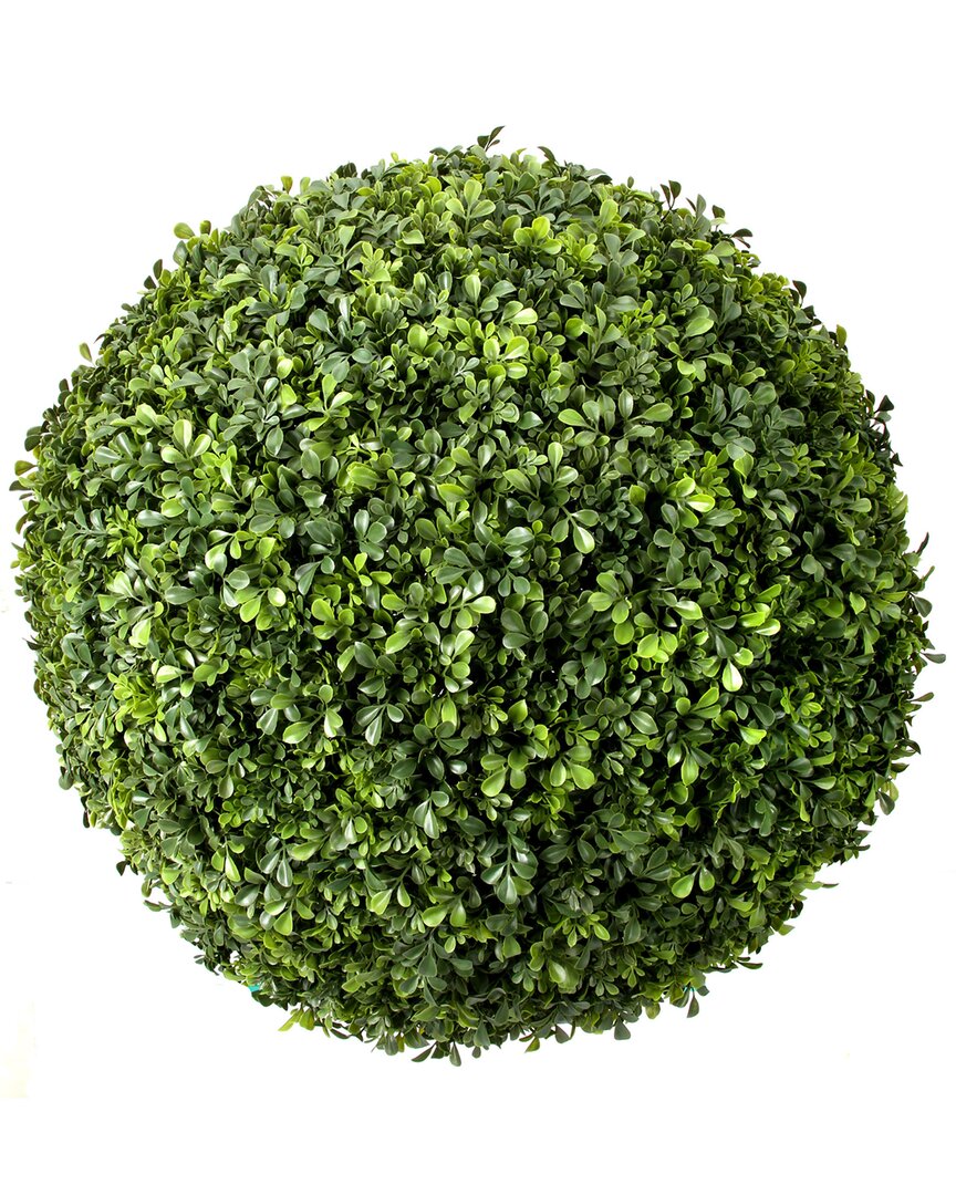 Creative Displays 26in Green Boxwood Ball Uv Rated In Green
