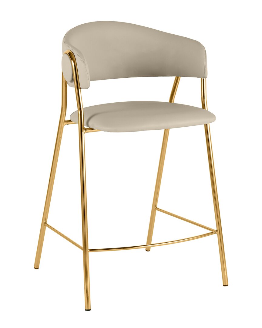 Tov Furniture Set Of 2 Lara Counter Stools In White