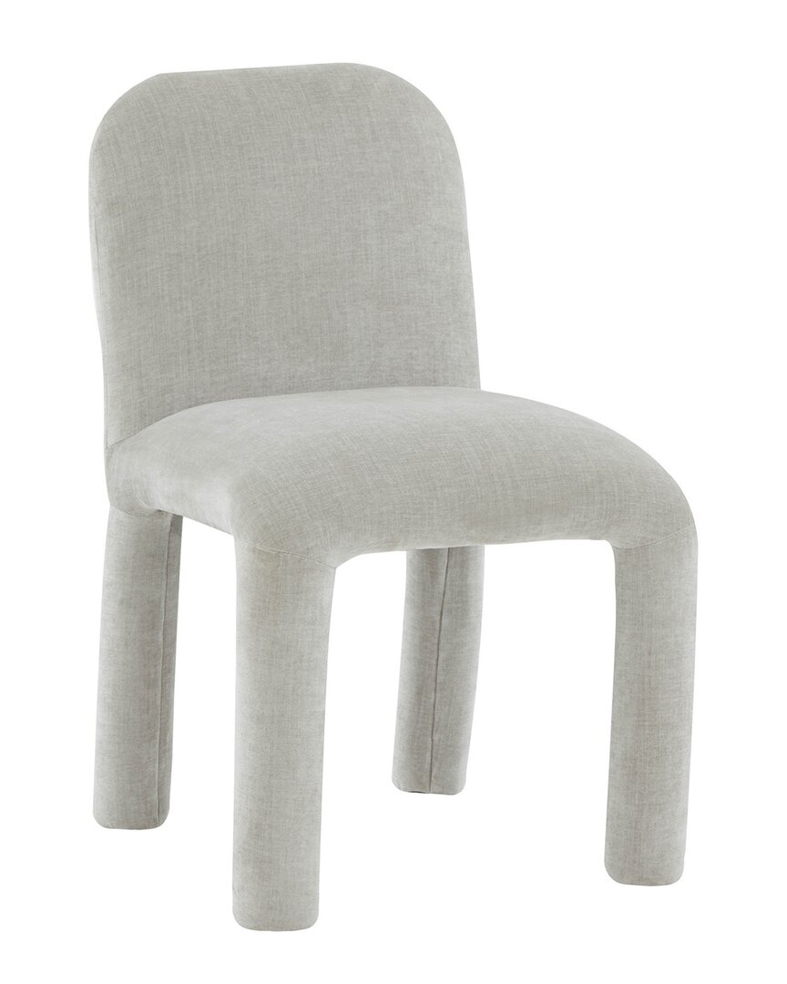 Tov Furniture Georgia Chenille Dining Chair In Grey