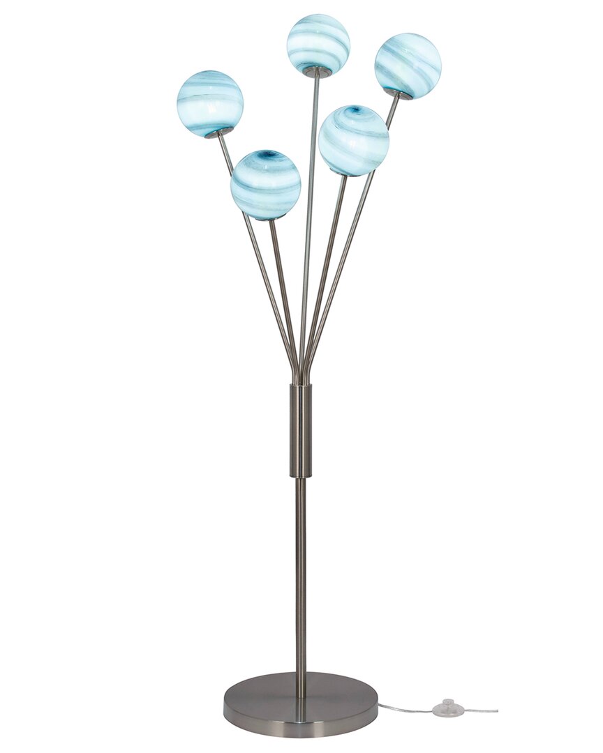Lamps Per Se 5-light Metal Led Floor Lamp