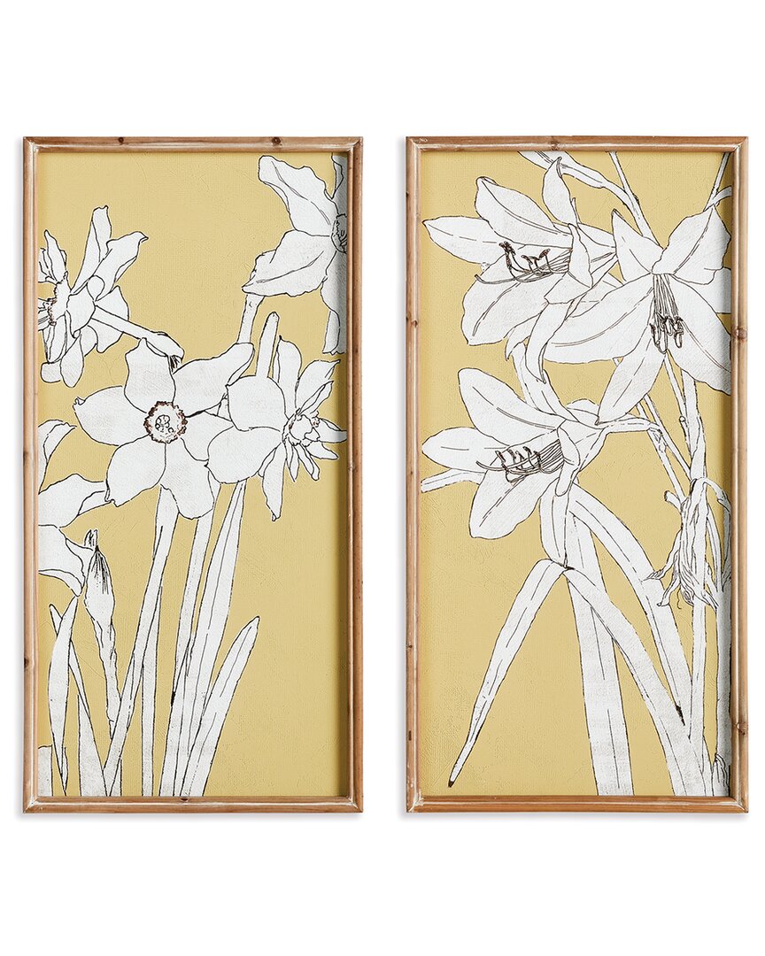 Napa Home & Garden Flowering Amaryllis Prints Set