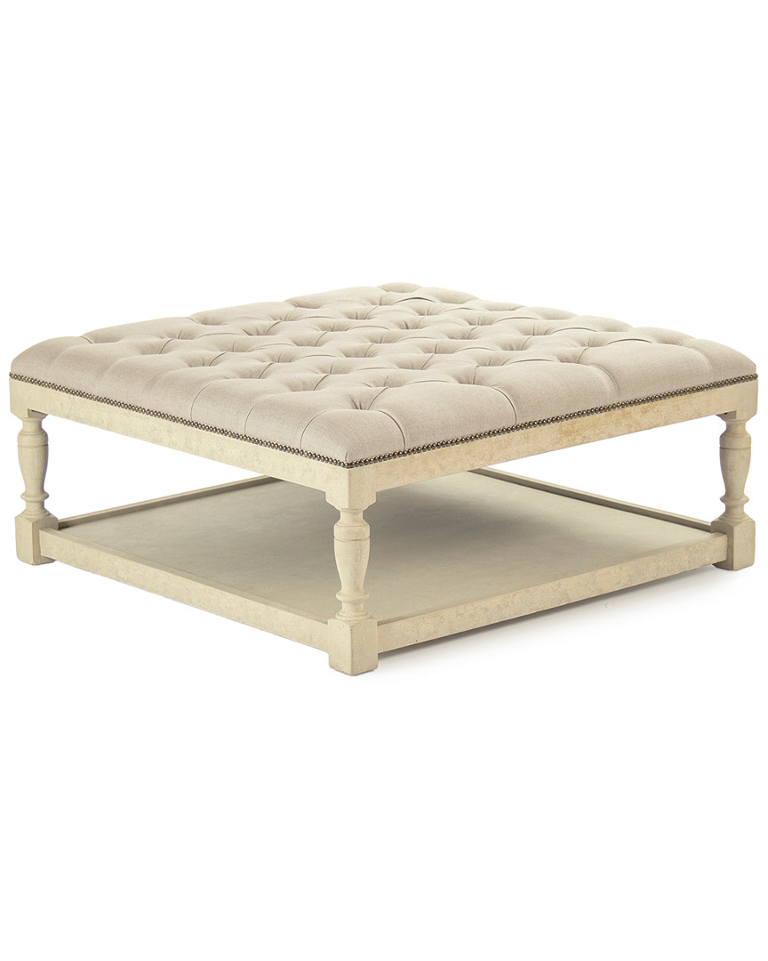 Zentique Square Tufted Ottoman
