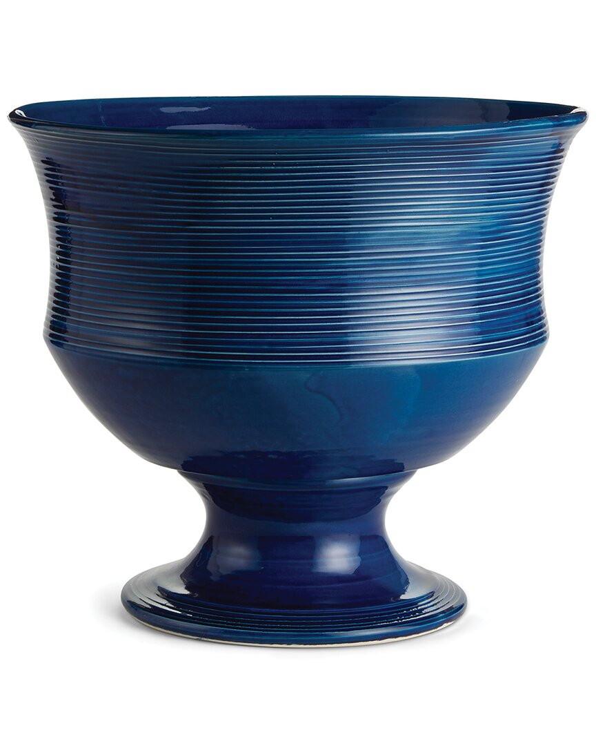 Napa Home & Garden Linea Tall Decorative Bowl In Blue