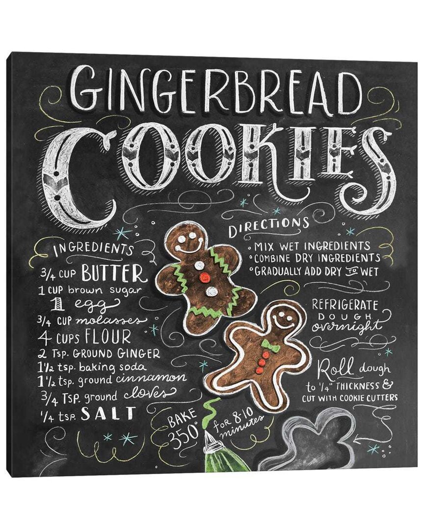 Icanvas Gingerbread Cookies Recipe Wall Art