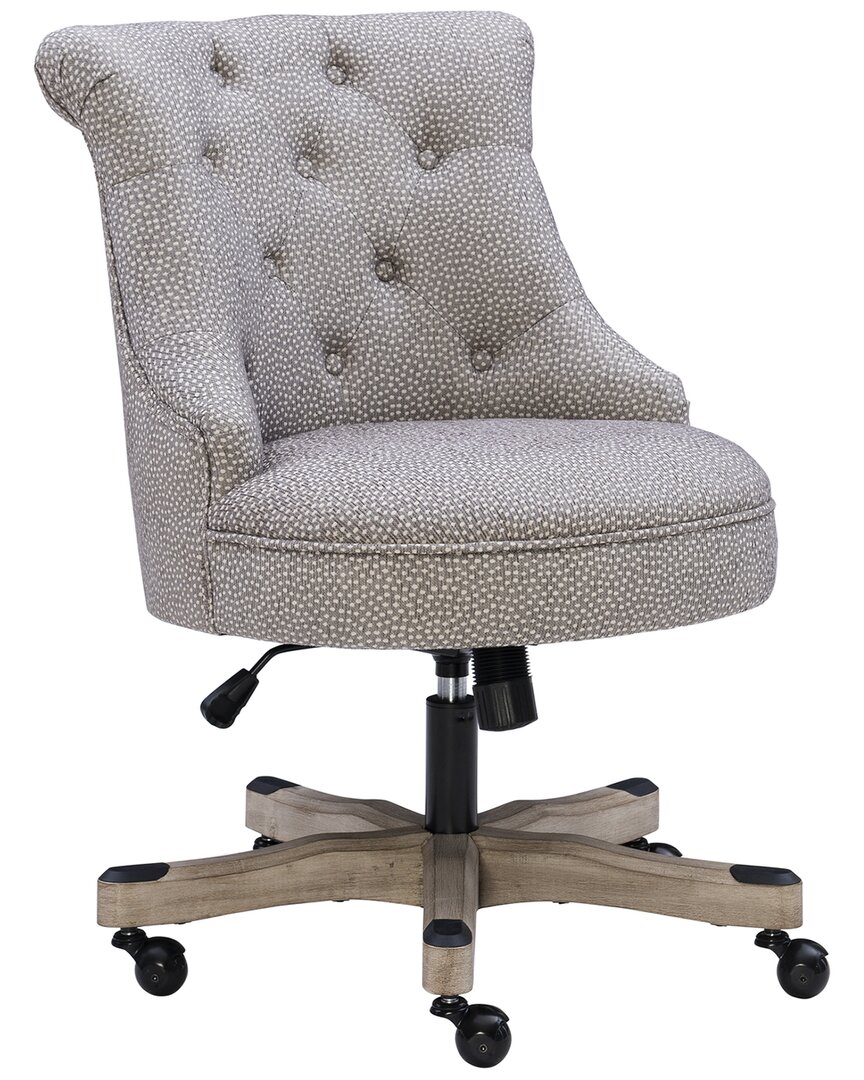 Linon Sinclair Office Chair In Grey
