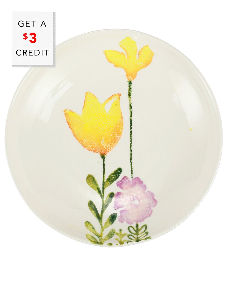 Vietri Fiori Di Campo Tulip Pasta Bowl With $3 Credit In Multi
