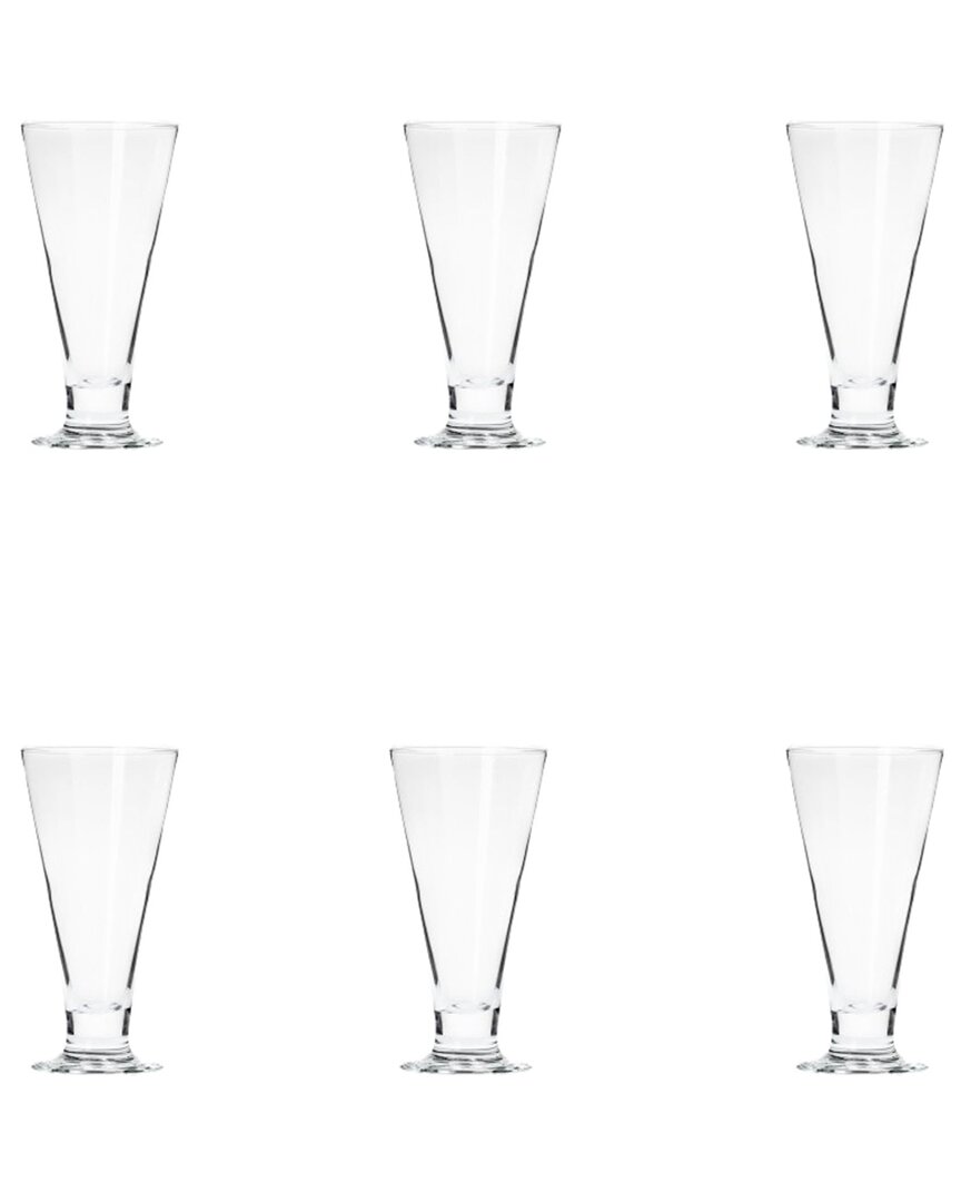 10 Strawberry Street Set Of 6 Vicenza Sundae Dishes In Transparent