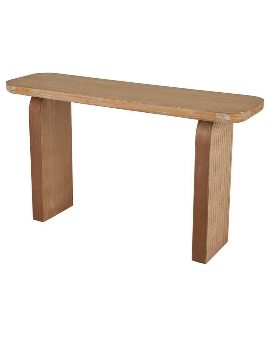 Peyton Lane Brown Wood Rectangle Console Table Wi