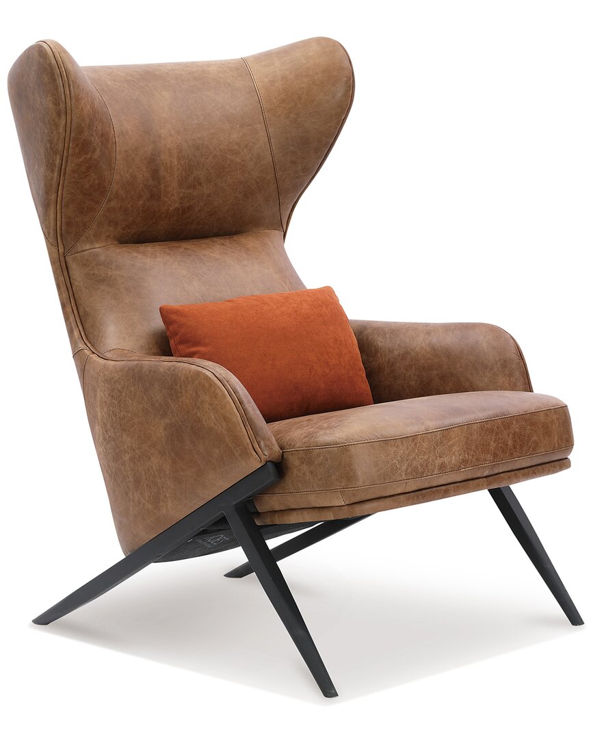 Moe's Home Collection Amos Accent Chair In Brown