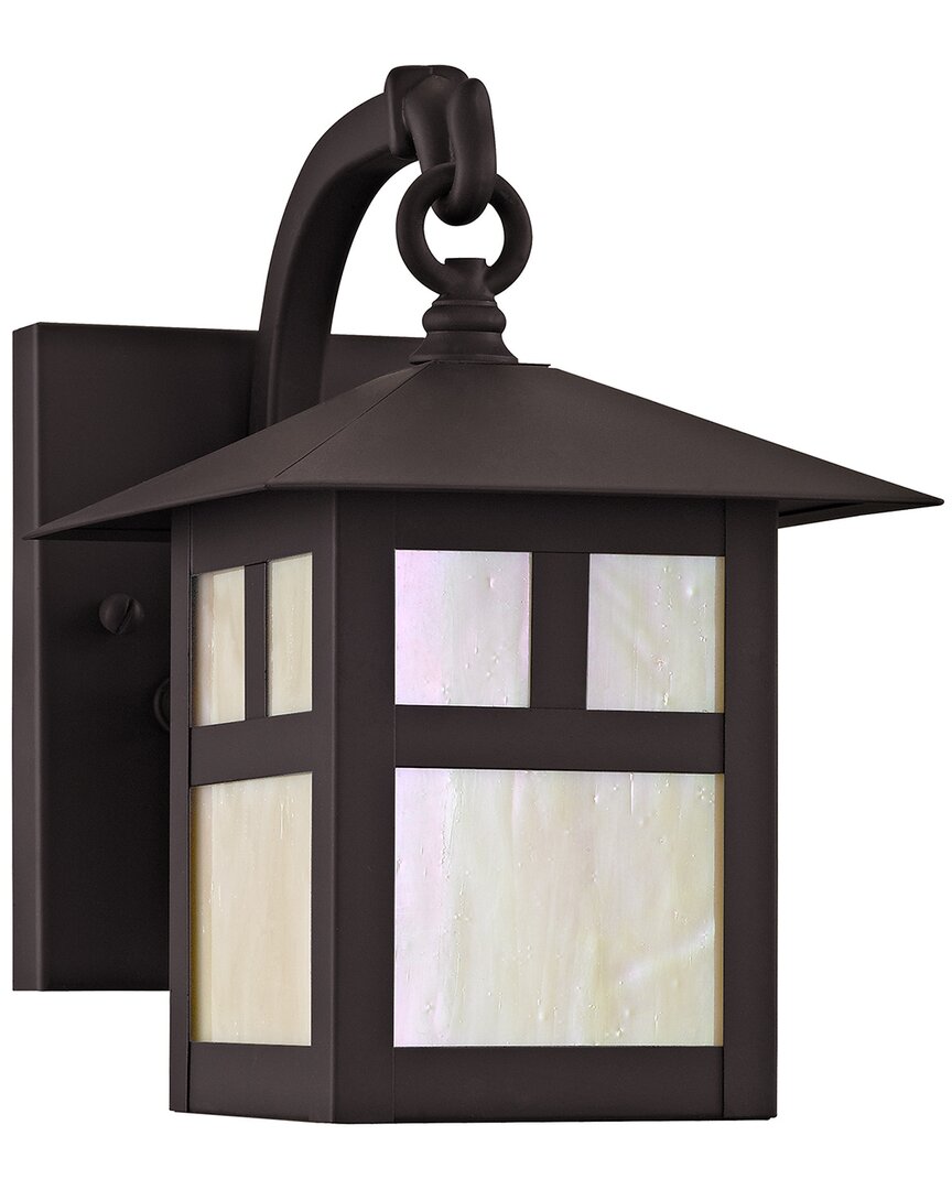 Livex Lighting 1-light Bronze Outdoor Wall Lantern In Bronze